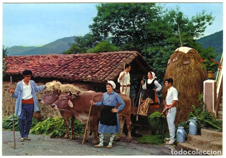 Cartoline: N&ordm; 11246 - CASER&Iacute;O T&Iacute;PICO VASCO. Ed. BEASCOA.