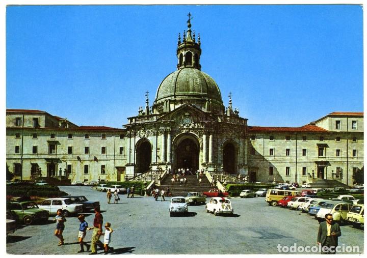 Cartoline: N&ordm; 7 - SANTUARIO DE LOYOLA. Guip&uacute;zcoa. Fachada principal. Sin circular. Ed. FOURNIER.