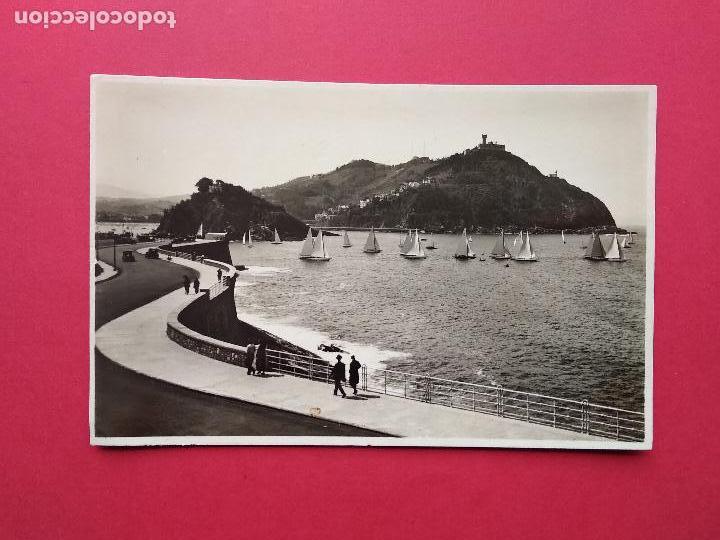 Postales: TARJETA POSTAL DE SANSEBASTIAN PASEO DEL PRINCIPE DE ASTURIAS N&ordm; 142 CIRCULADA