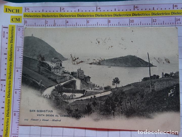 Postais: POSTAL DE GUIP&Uacute;ZCOA. SIGLO XIX - 1905. VISTA DESDE EL CAMINO DE AYETE 913 HAUSER MENET. 730