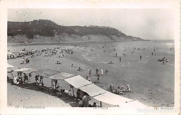 Postales: FUENTERRABIA (GUIPUZCOA).- LA PLAYA