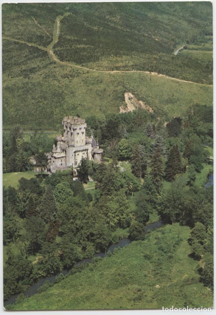 Postales: N&ordm; 41 - CASTILLO BUTR&Oacute;N. Vizcaya. Vista a&eacute;rea. Sin circular. Ed. BERGAS.