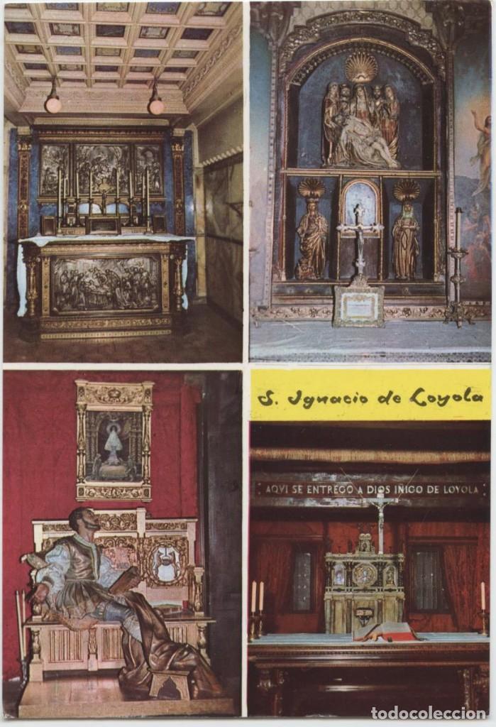 Postales: N&ordm; 25 - SANTUARIO SAN IGNACIO DE LOYOLA. Guip&uacute;zcoa. Capillas interiores. Sin circular. Ed. GIF.
