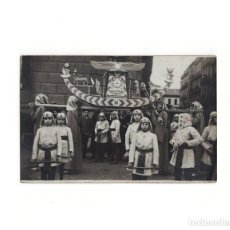 Postales: SAN SEBASTIÁN.(GUIPÚZCOA).- CARNAVAL DE 1908. POSTAL FOTOGRÁFICA.