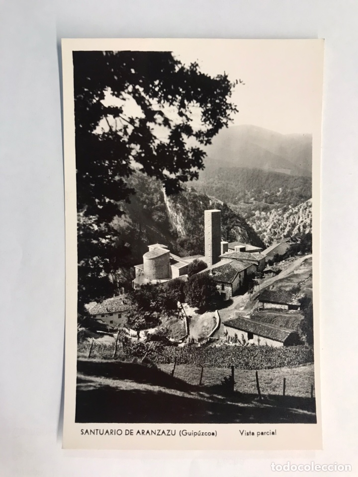 Postales: SANTUARIO DE AR&Aacute;NZAZU (Guip&uacute;zcoa) Postal. Vista Parcial . Edita: MANIPEL (a.1963) CIRCULADA...