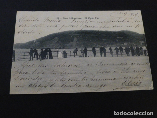 Postales: SAN SEBASTIAN EL MONTE ULIA - Foto 1