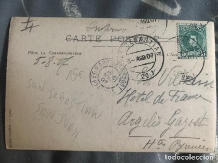 Postales: ANTIGUA POSTAL PASAJES - Foto 2