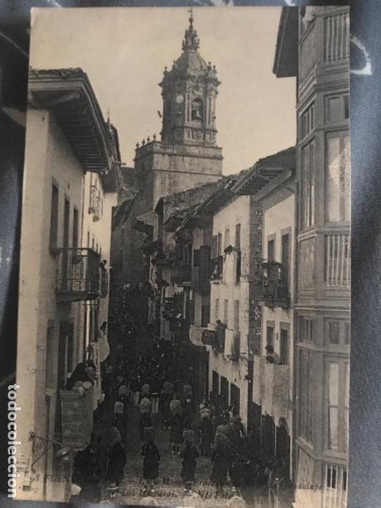 Postais: ANTIGUA POSTAL FUETERRABIA CALLE MAYOR PROCESI&Oacute;N GUADALUPE