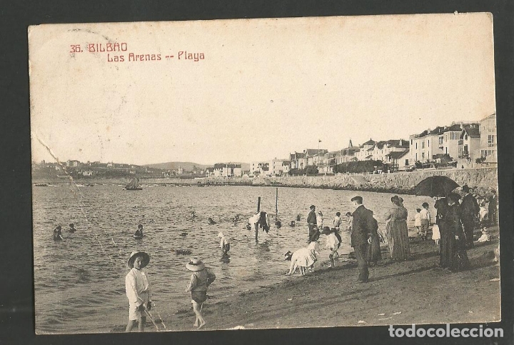 Postais: BILBAO-LAS ARENAS-36-CASTA&Ntilde;EIRA Y ALVAREZ-POSTAL ANTIGUA-(59.735)