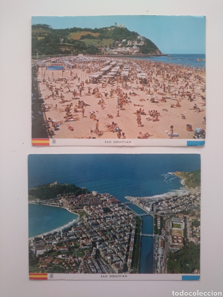 Postkarten: San sebastian 2 postales 1967