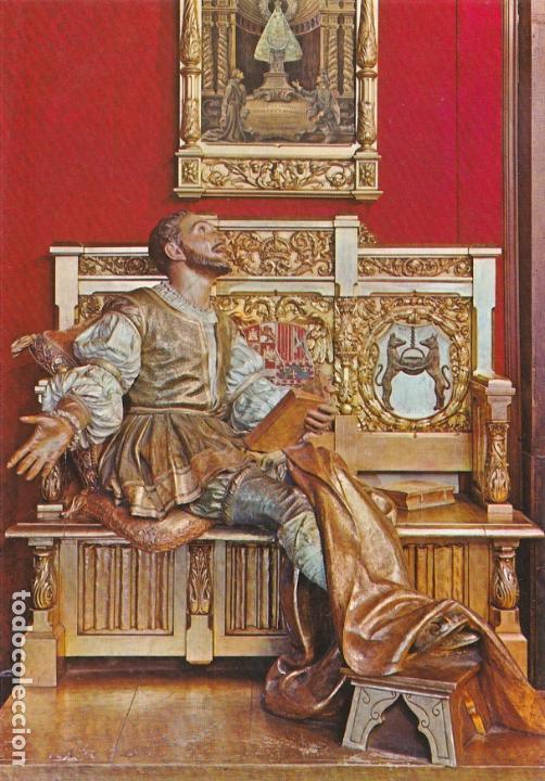Postkarten: santuario de loyola, se entrega a dios i&ntilde;igo loyola, guipuzcoa