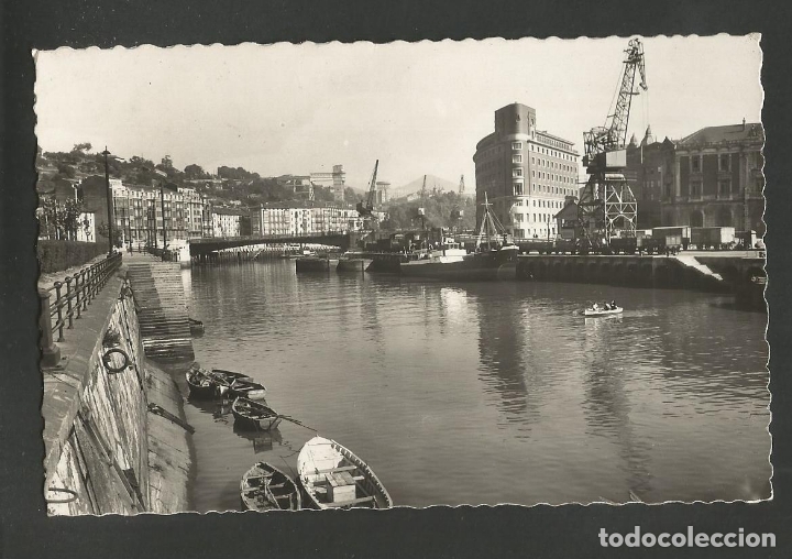 Postais: BILBAO-RIA Y PUENTE DEL GENERAL MOLA-62-GARCIA GARRABELLA-VER REVERSO-(59.933)