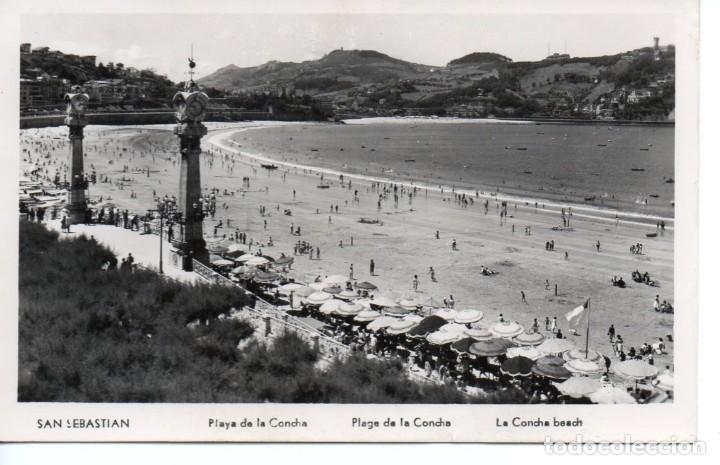 Cartoline: POSTAL DE SAN SEBASTIAN - PLAYA DE CONCHA