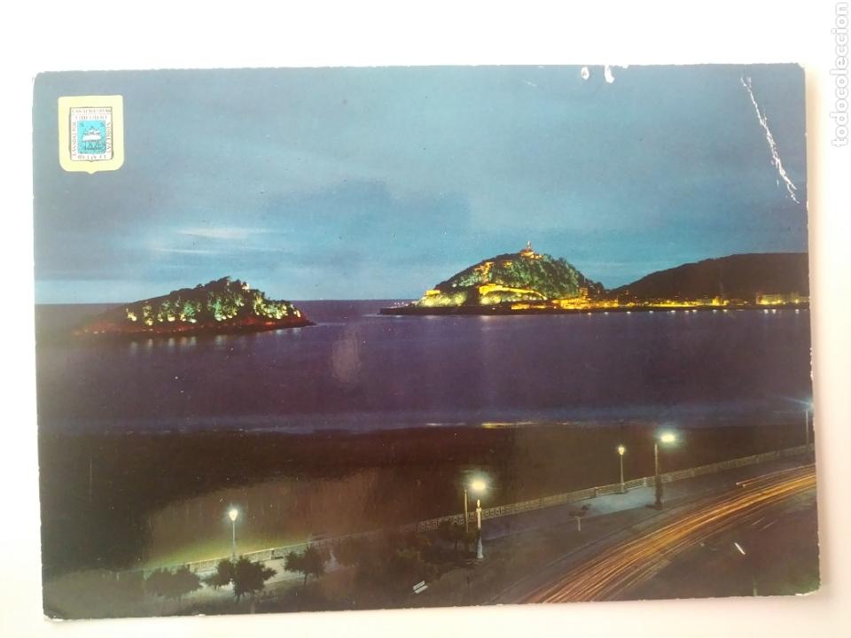 Cartoline: San sabastian:n: 70 isla santa clara y monte urgull.ed.dominguez.sin circular