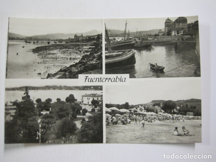 Postais: FUENTERRABIA-PUERTO PESCADORES-JARDINES JAVIER UGARTE-PLAYA-3-GALARZA-VER FOTOS-(60.654)