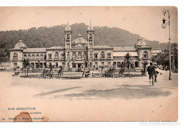 Postales: POSTAL DE SAN SEBASTIAN - EL CASINO