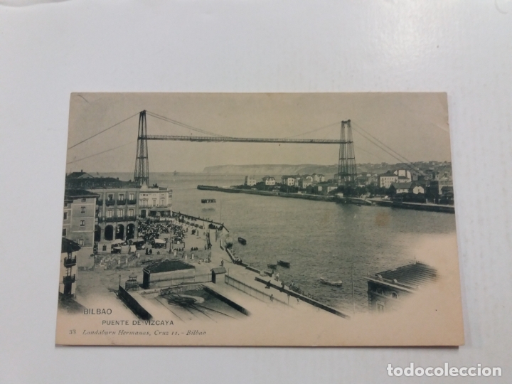 Cartes Postales: BILBAO-PUENTE DE VIZCAYA-33-LANDABURU HNAS-REVERSO SIN DIVIDIR-VER FOTOS-(61.029)
