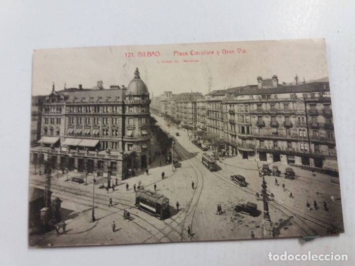 Cartoline: BILBAO-PLAZA CIRCULAR Y GRAN VIA-121-ROISIN-VER FOTOS-(61.035)
