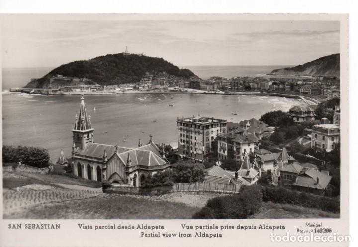 Cartoline: POSTAL DE SAN SEBASTIAN - VISTA PARCIAL DESDE ALDAPETA