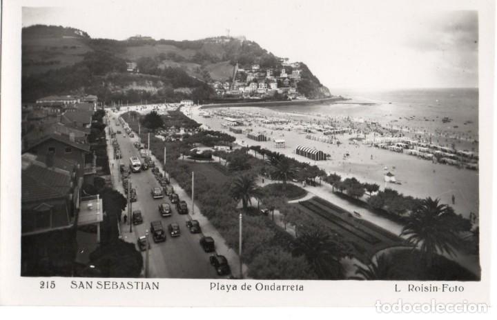 Cartoline: POSTAL DE SAN SEBASTIAN - PLAYA DE ONDARRETA