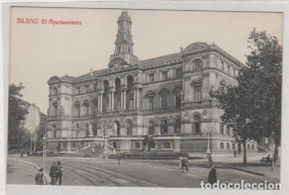 Postales: Bilbao El Ayuntamiento. Librer&iacute;a E. Verdes Thomas. Sin circular. - Foto 1