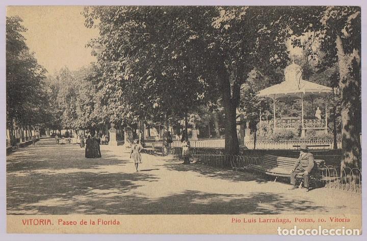 Postales: POSTAL VITORIA PASEO DE LA FLORIDA - Foto 1