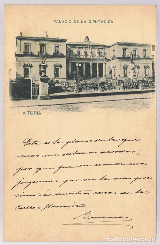Postales: POSTAL VITORIA PALACIO DE LA DIPUTACI&Oacute;N - Foto 1