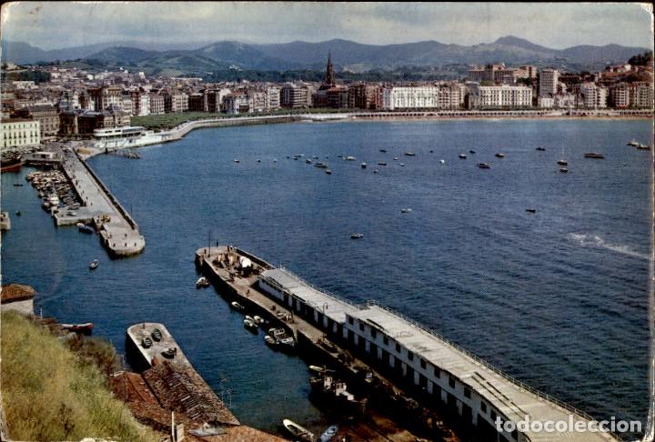 Postkarten: San Sebastian &ndash; Puerto y bah&iacute;a