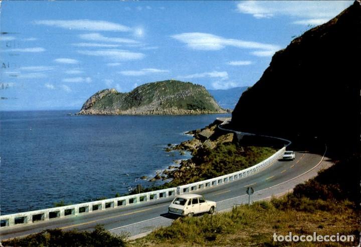 Postkarten: Guipuzcoa &ndash; Carretera y Raton de Guetaria