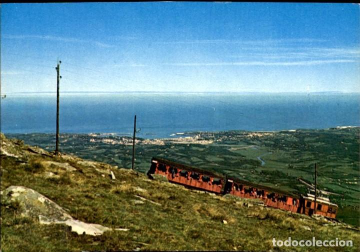 Postkarten: Larun Gain &ndash; Funicular y al fondo San Juan de Luz