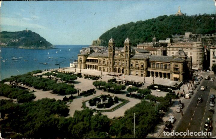 Postkarten: San Sebastian &ndash; Parque de Alverdi Eder y Ayuntamiento