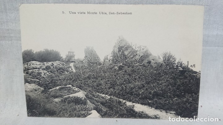 Cartes Postales: ANTIGUA POSTAL MONTE UBIA DE SAN SEBASTI&Aacute;N - PA&Iacute;S VASCO