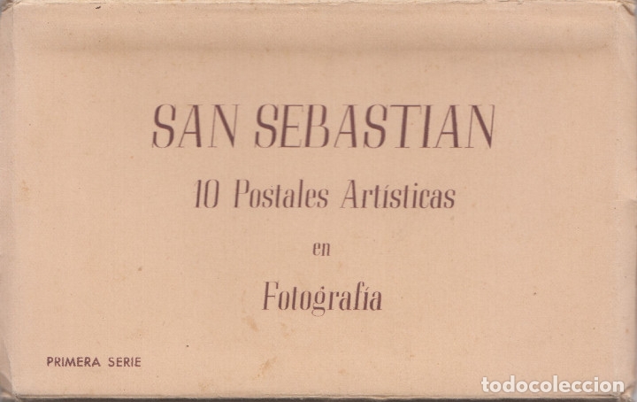 Postales: SAN SEBASTIAN 10 POSTALES ARTISTICAS 1RA CLASE MANIPEL - PB