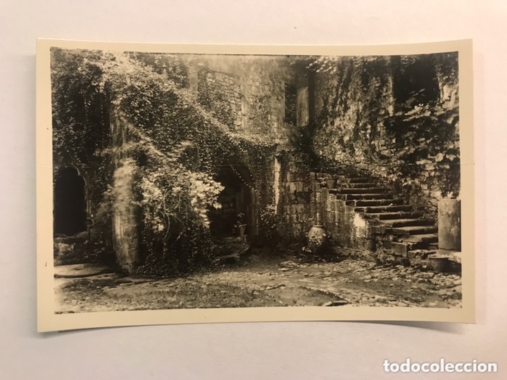 Postales: FUENTERRABIA (Guip&uacute;zcoa) Postal No. 28, Detalle Interior del Castillo Carlos V. Edita: foto Galarza