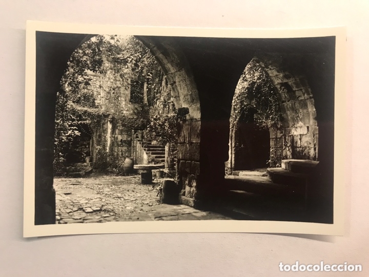 Postales: FUENTERRABIA (Guip&uacute;zcoa) Postal No. 21, Detalle Interior, Castillo Carlos V. Edita: foto Galarza
