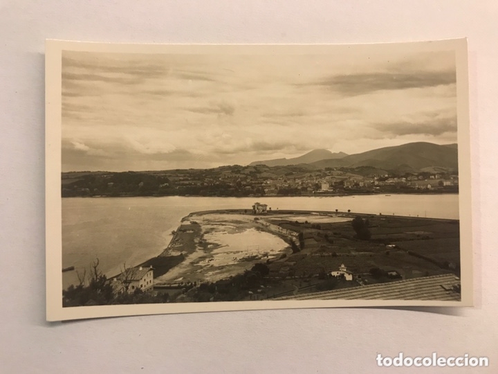 Postales: FUENTERRABIA (Guip&uacute;zcoa) Postal No. 9, El Puntal, al fondo Hendaya. Edita: foto Galarza (h.1960?)