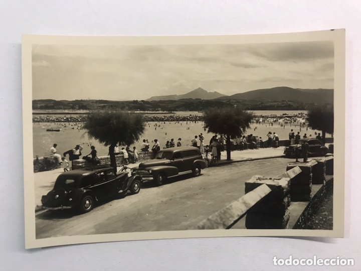 Cartes Postales: FUENTERRABIA (Guip&uacute;zcoa) Postal No. 10, Paseo de la Playa, al fondo Hendaya. Edita: foto Galarza