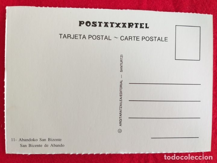 Postales: Postal de Bilbao, Vizcaya. San Vicente de Abando. # 11. Postatxartel. - Foto 2 - 173613837