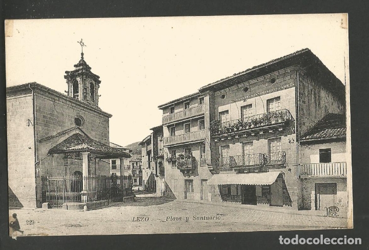 Postais: LEZO-PLAZA Y SANTUARIO-229-ND PHOT-VER REVERSO SIN DIVIDIR-(61.389)
