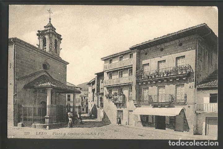 Postais: LEZO-PLAZA Y SANTUARIO-FOTO DIFERENTE-229-ND PHOT-VER REVERSO SIN DIVIDIR-(61.390)