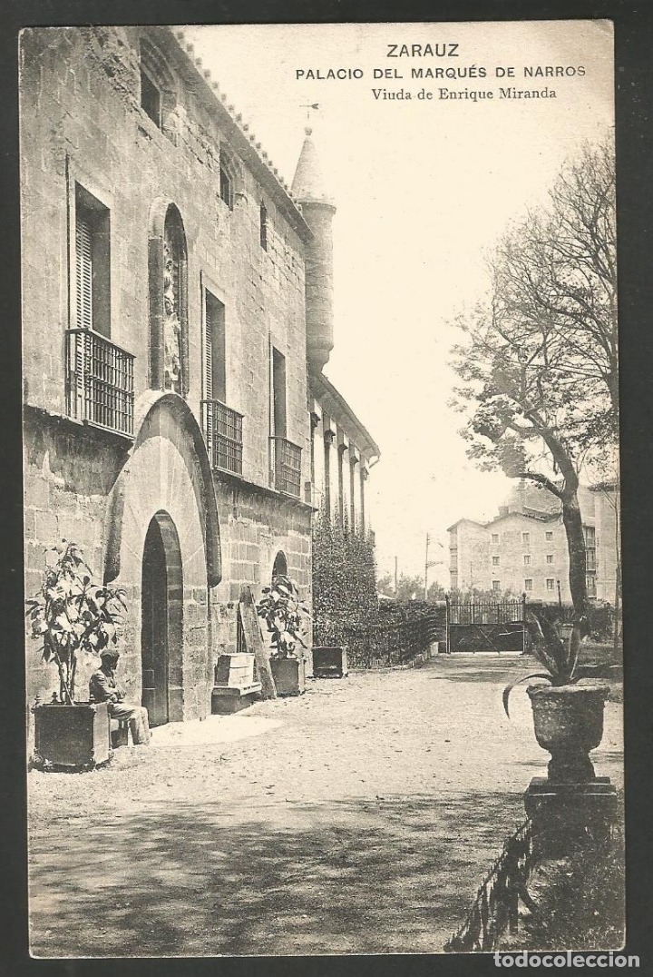 Postais: ZARAUTZ-ZARAUZ-PALACIO DEL MARQUES DE NARROS-VIUDA ENRIQUE MIRANDA-VER REVERSO SIN DIVIDIR-(61.393)