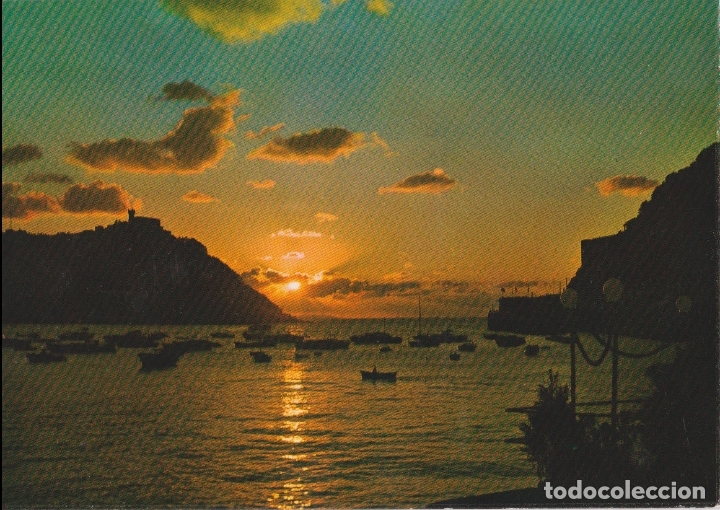 Cartes Postales: SAN SEBASTIAN, EFECTOS DEL SOL EN LA BAH&Iacute;A - FOTO COLOR GALARZA N&ordm; 114 - S/C