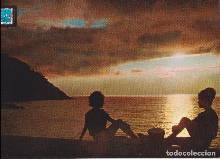 Cartes Postales: SAN SEBASTIAN, PUESTA DE SOL - ESCUDO DE ORO N&ordm; 30 - S/C