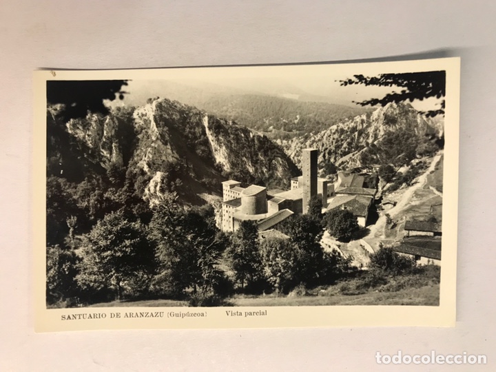 Postais: SANTUARIO DE AR&Aacute;NZAZU (Guip&uacute;zcoa) Postal. Vista Parcial . Edita: MANIPEL (h.1960?)