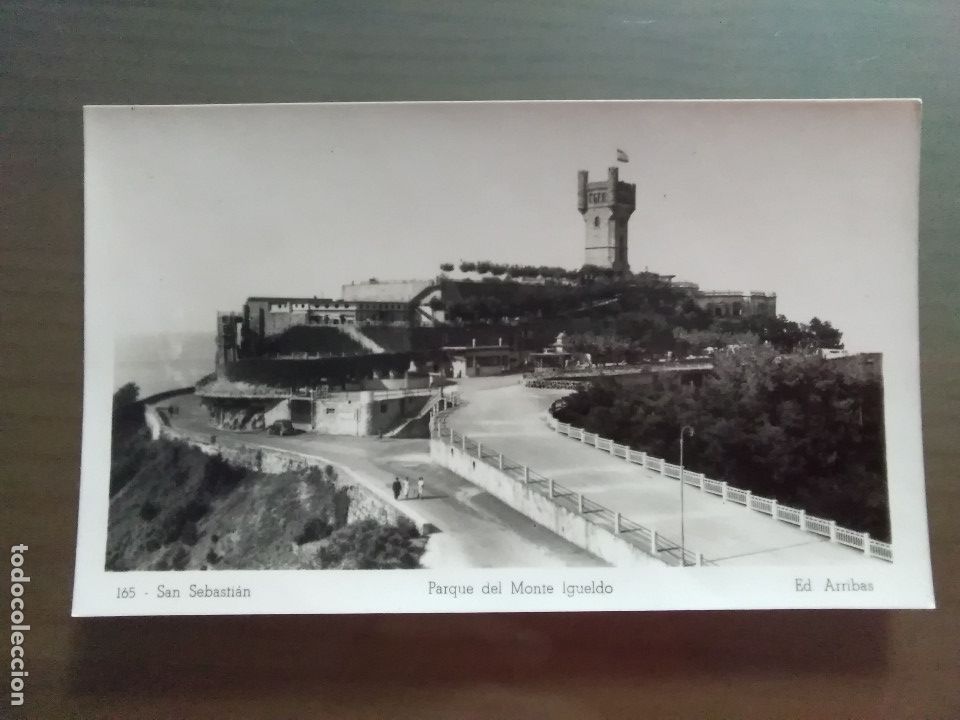 Postales: POSTAL SAN SEBASTIAN PARQUE DEL MONTE IGUELDO