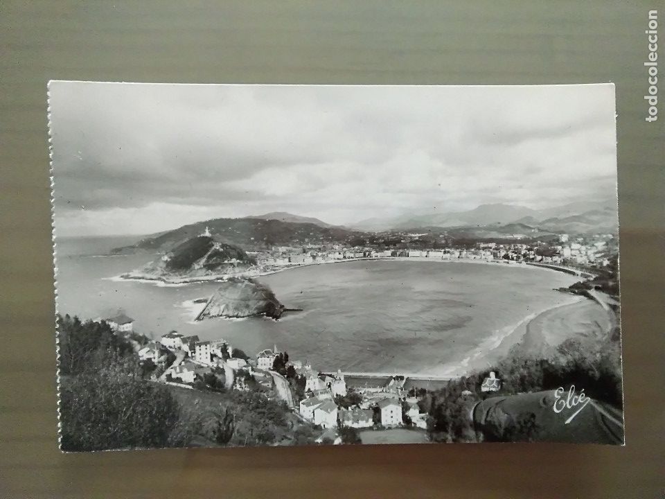 Postales: POSTAL SAN SEBASTIAN VISTA GENERAL DE LA CONCHA TOMADA DEL MONTE IGUELDO