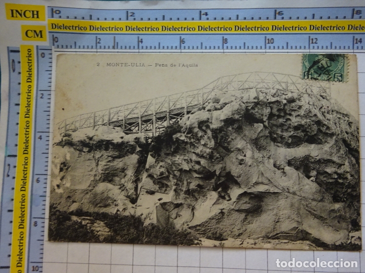 Postkarten: POSTAL DE GUIP&Uacute;ZCOA, SAN SEBASTIAN. A&Ntilde;O 1908. MONTE ULIA PE&Ntilde;A DE L'AQUILA. 2270