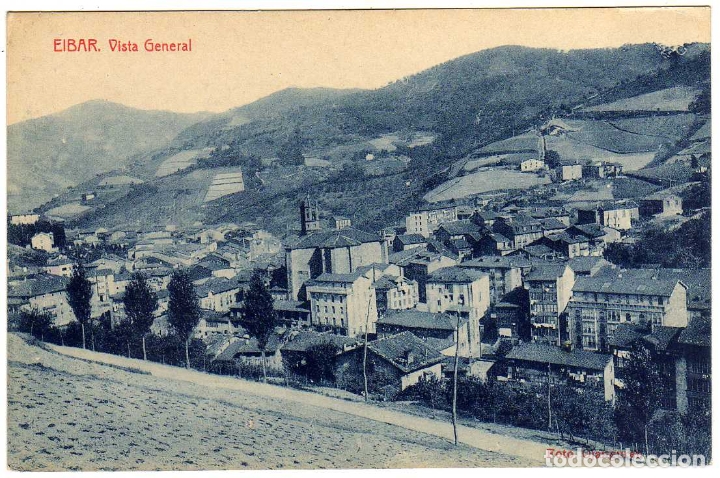 Postales: POSTAL EIBAR (GUIPUZCOA) - VISTA GENERAL - Foto 1