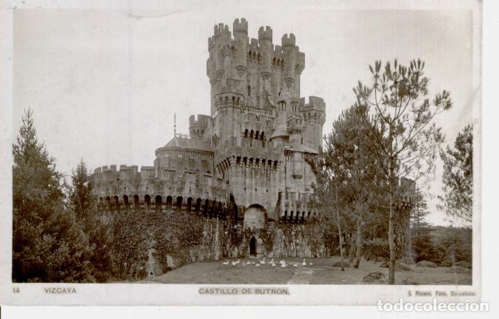 Postales: VIZCAYA . CASTILLO DE BUTRON - Foto 1