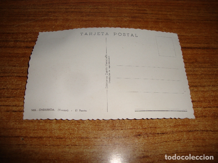 Postales: POSTAL ONDARROA EL PUERTO SIN CIRCULAR - Foto 2